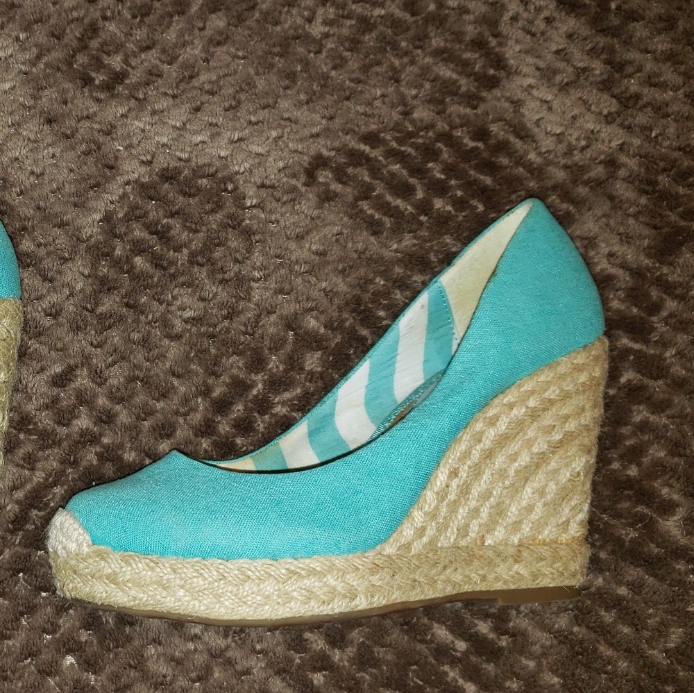 Aqua Rope Wedges